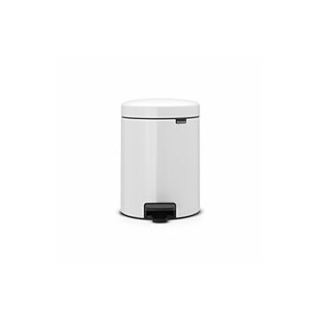 Brabantia pedaalemmer Newicon 5,0 l wit (637436)