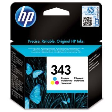HP inktcartridge 343, 330 pagina's, OEM C8766EE, 3 kleuren