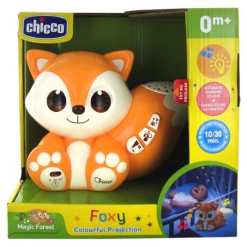 Chicco Nachtlamp Foxy gekleurde projectie - Babyhuys.com