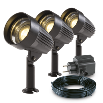 Garden Lights  Corvus set Zwart - 190x135x89cm (3154013)|