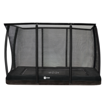 Etan Premium rechthoekige inground trampoline met net deluxe 380 x 275 cm / 1259 zwart