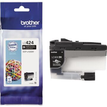 Brother inktcartridge, 750 pagina's, OEM LC-424BK, zwart