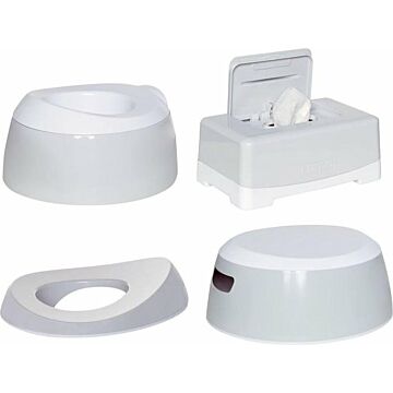 Luma Toilet Trainingsset Light Grey | Babyhuys.com