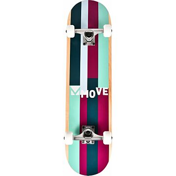 Move Skateboard 31inch -  Stripes Purple - 4260199220368 - Babyhuys.com