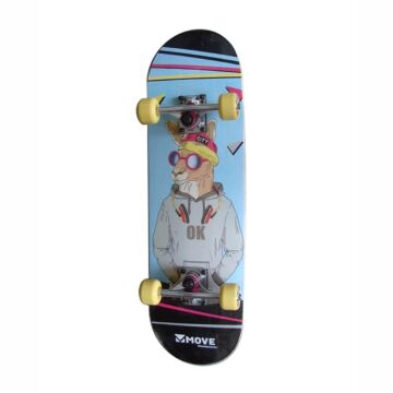 Move Skippy 28 skateboard 72 cm - blauw - 4260195358362 - Babyhuys.com