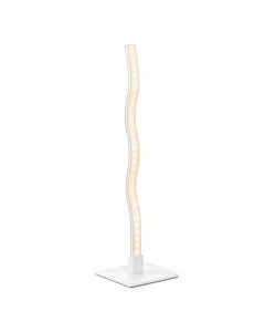 Home sweet home LED base tafellamp 38 cm hoog - wit - Wohi.nl