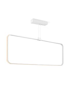 Home sweet home hanglamp LED Quad 90 cm breed - wit - Wohi.nl