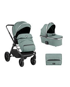 Kikkaboo Stroller 2in1 with carrycot Tiffany Mint