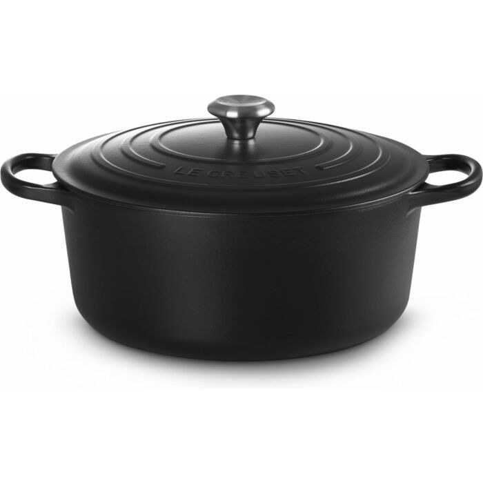 Le Creuset | Braadpan | Rond | 30 cm | Zwart