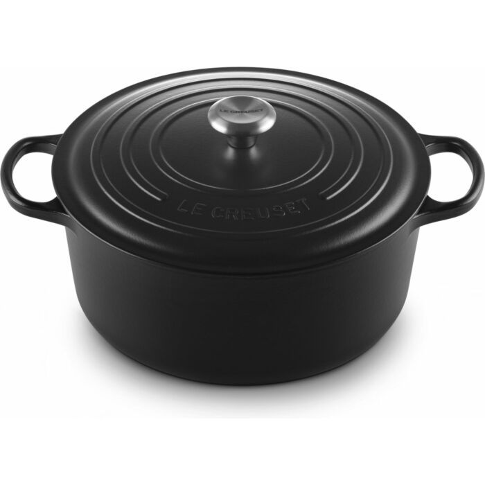 Le Creuset | Braadpan | Rond | 30 cm | Zwart