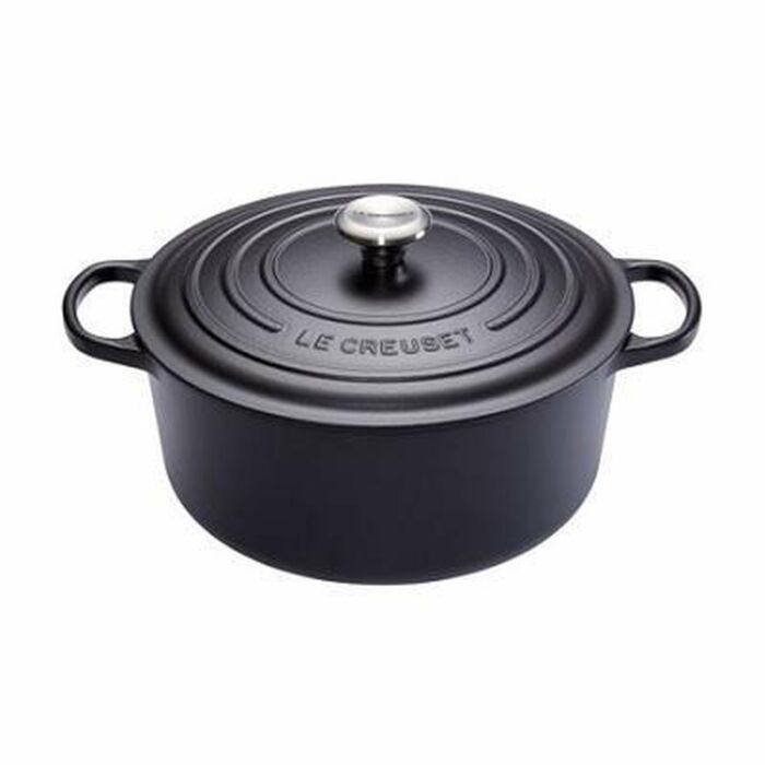Le Creuset | Braadpan | Rond | 30 cm | Zwart