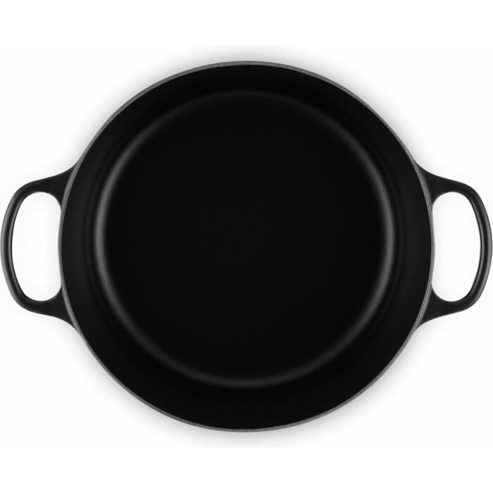 Le Creuset | Braadpan | Rond | 30 cm | Zwart