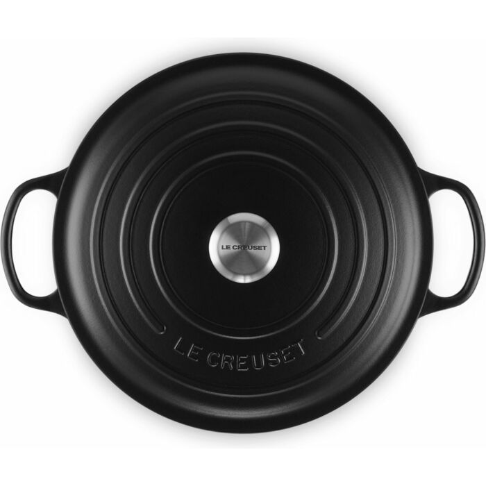 Le Creuset | Braadpan | Rond | 30 cm | Zwart