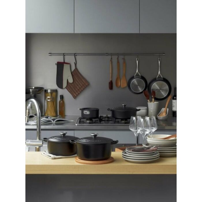 Le Creuset | Braadpan | Rond | 30 cm | Zwart