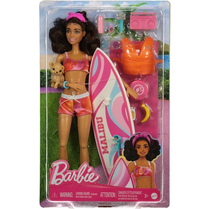 Barbie | Beach Pop | Met Surfplank