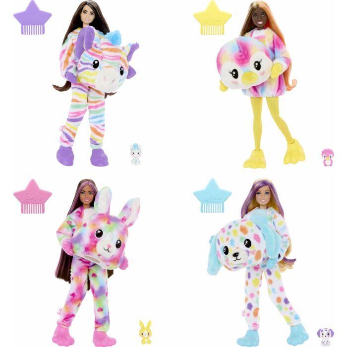 Barbie Cutie Reveal Color Dream | Wit/Blauw | Maat 5718636