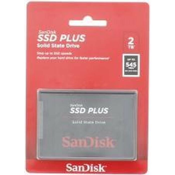 SanDisk | SSD Plus | 2TB | Leessnelheid 535 MB/s