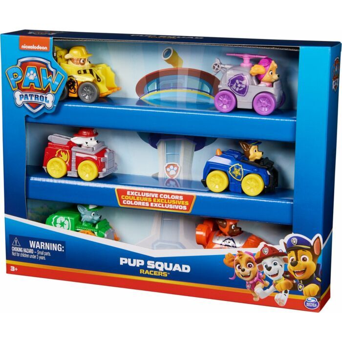 Paw Patrol | Pup Squad Racers | 6-Pack