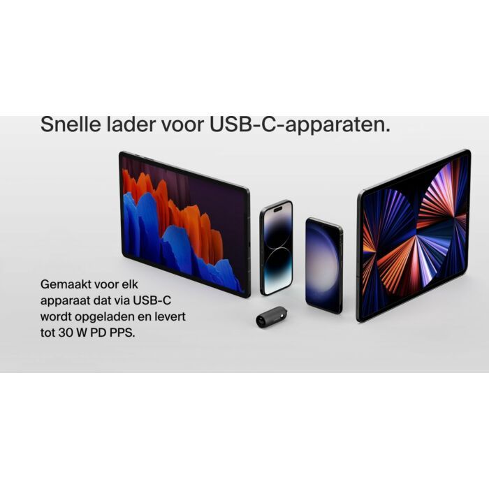 Belkin | AUTO-OPLADER | 30W USB-C met kabel
