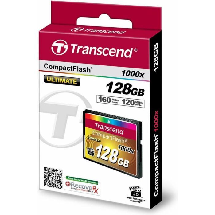 Transcend | Compact Flash | 128GB | 1000x