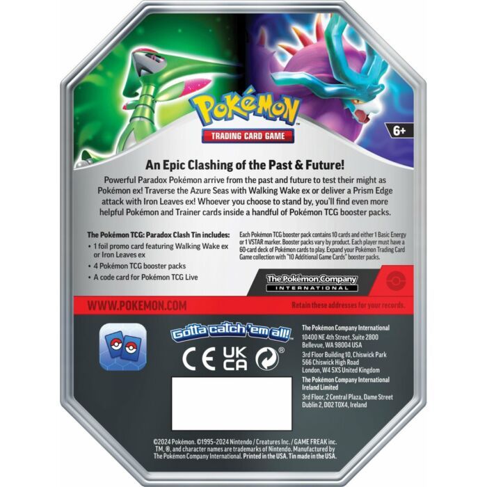 Pokémon TCG Paradox Clash ex Tin (8661067)