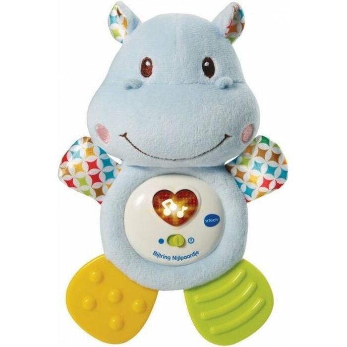 Vtech | Bijtring Nijlpaardje | Knuffel- en Speelplezier