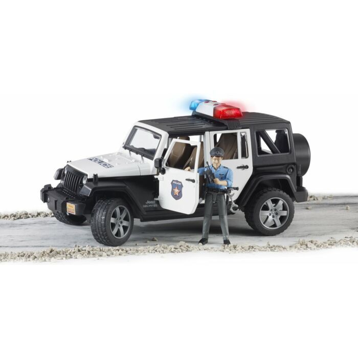 Bruder | Auto | Jeep Politie Wrangler Rubicon Unlimited | Licht en Geluid