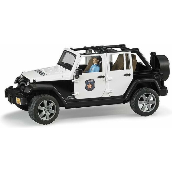 Bruder | Auto | Jeep Politie Wrangler Rubicon Unlimited | Licht en Geluid