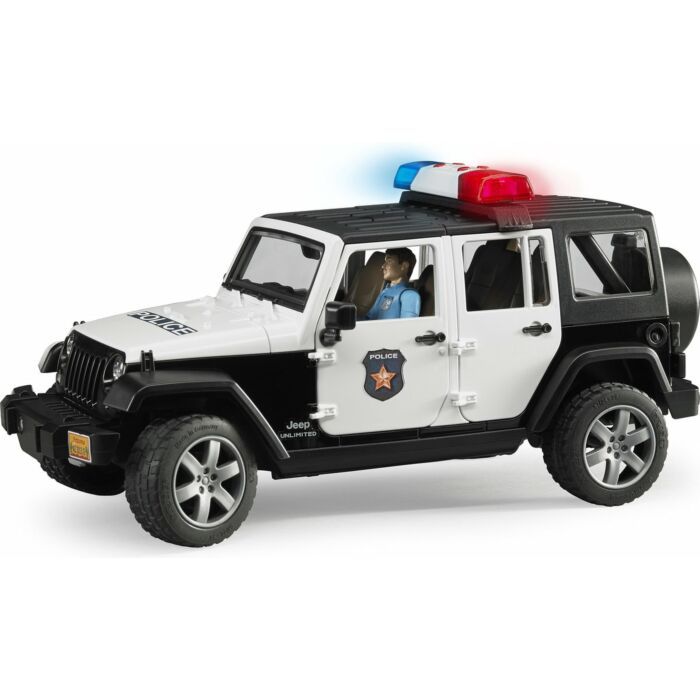 Bruder | Auto | Jeep Politie Wrangler Rubicon Unlimited | Licht en Geluid