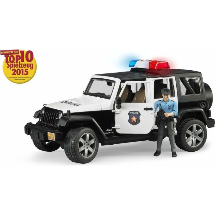Bruder | Auto | Jeep Politie Wrangler Rubicon Unlimited | Licht en Geluid