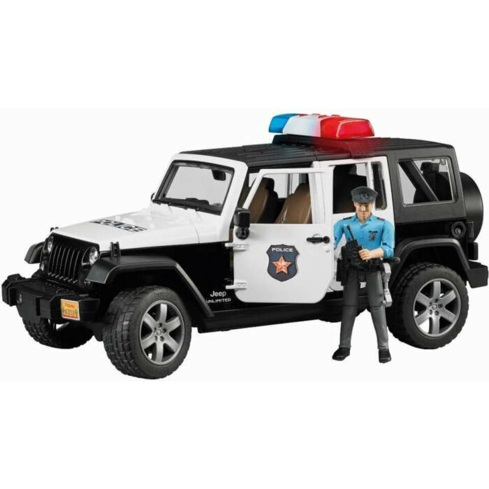 Bruder | Auto | Jeep Politie Wrangler Rubicon Unlimited | Licht en Geluid