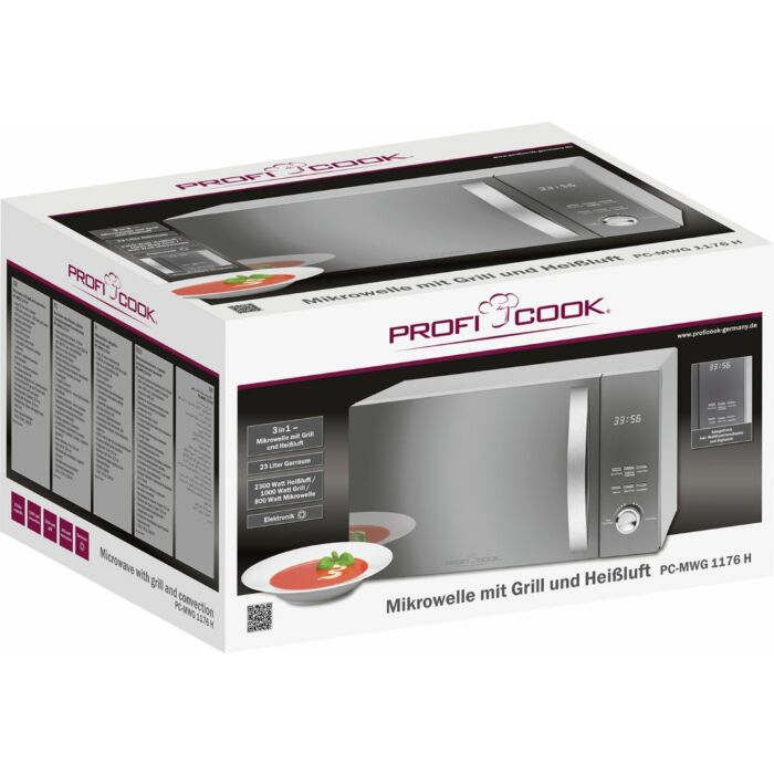 Proficook PC-MWG 1176 H zilver (553247)