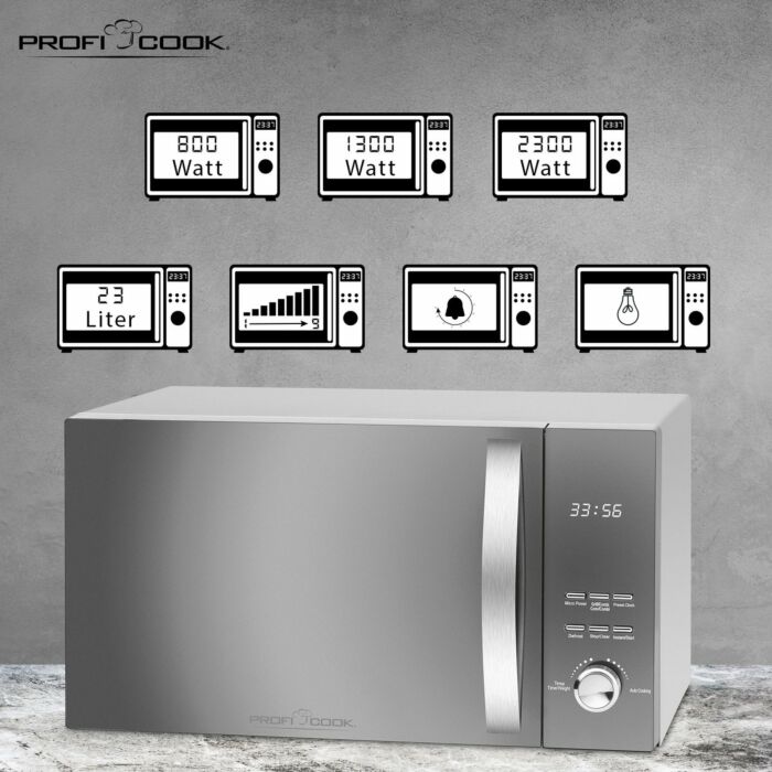 Proficook PC-MWG 1176 H zilver (553247)