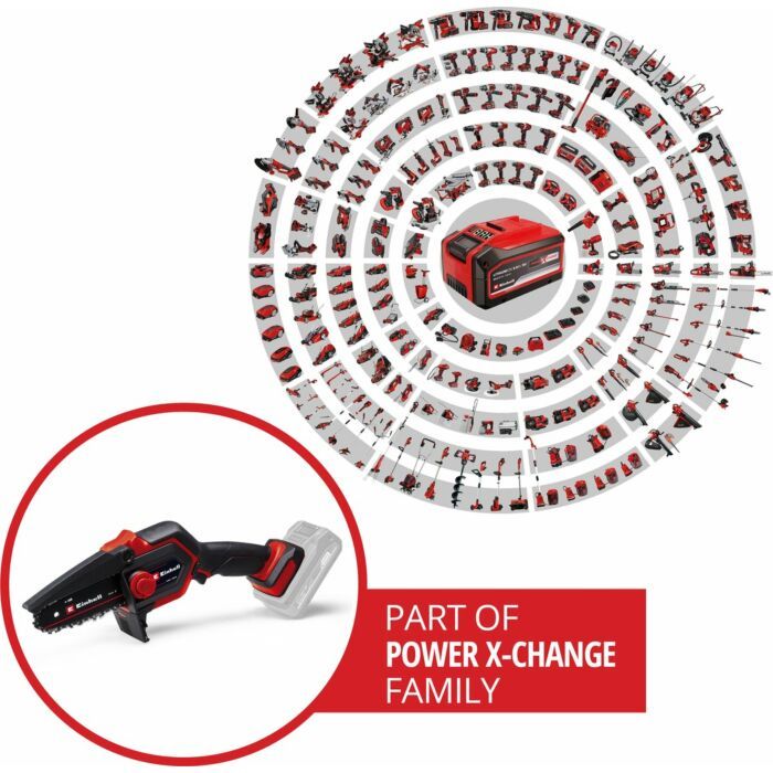 Einhell | Accu Mini Kettingzaag | 18V | 15 cm zaagblad