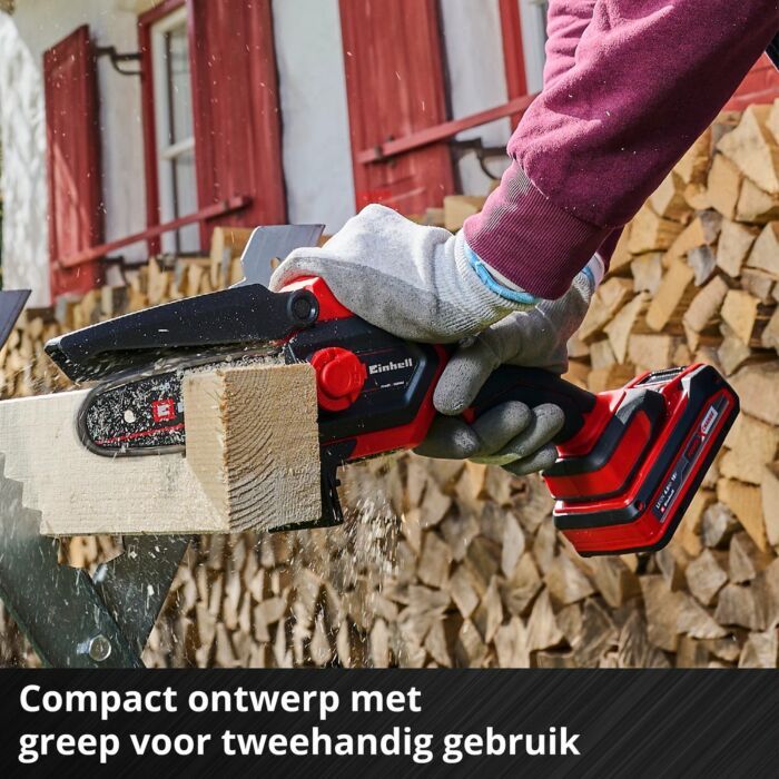 Einhell | Accu Mini Kettingzaag | 18V | 15 cm zaagblad