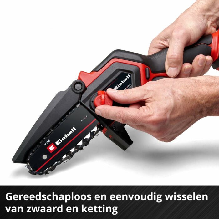 Einhell | Accu Mini Kettingzaag | 18V | 15 cm zaagblad