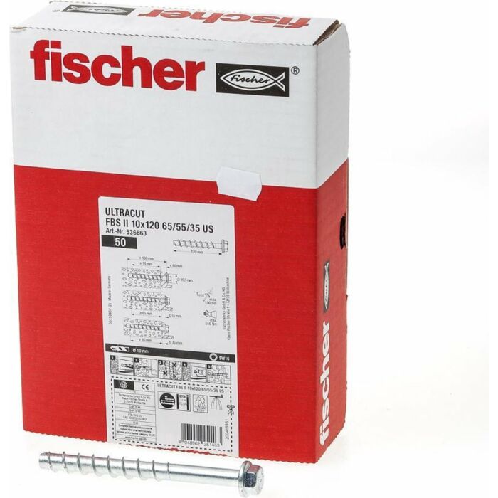 Fischer | ULTRACUT FBS II | 10x120 mm | 50 stuks
