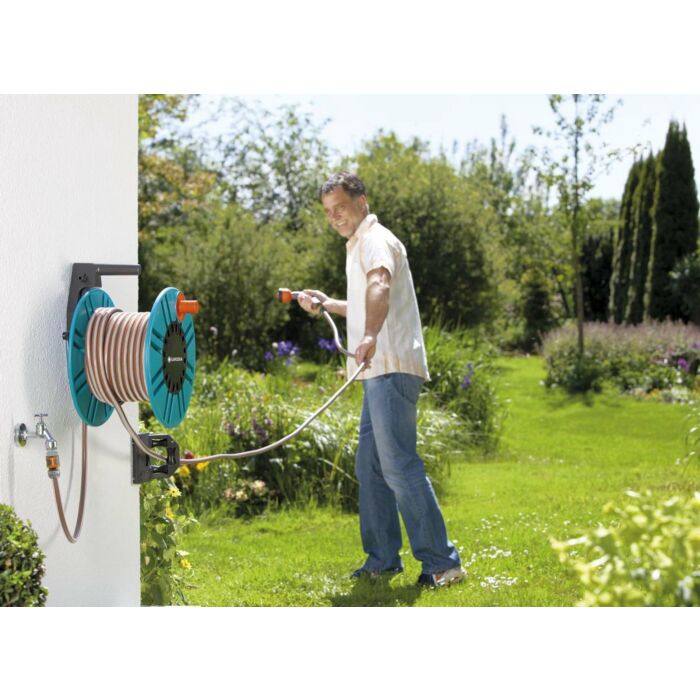 Gardena Wandslanghouder Trommel 60, inclusief slanggeleiding