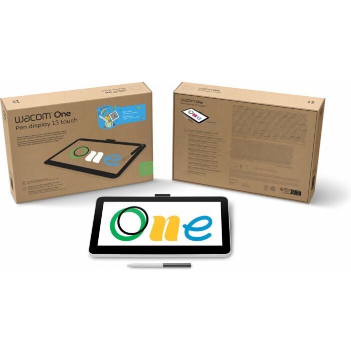 Wacom | One 13 Touch | 13 inch | Scherm met aanraakfunctie