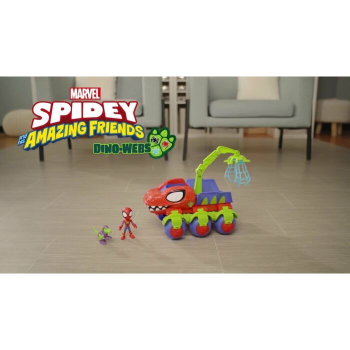 Spidey and Friends | Dino Webs Team-voertuig | Inclusief Spidey-figuur (5764805)