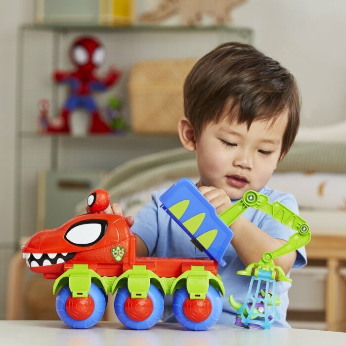 Spidey and Friends | Dino Webs Team-voertuig | Inclusief Spidey-figuur (5764805)