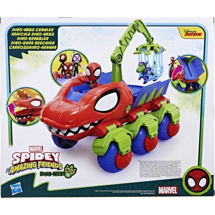 Spidey and Friends | Dino Webs Team-voertuig | Inclusief Spidey-figuur (5764805)