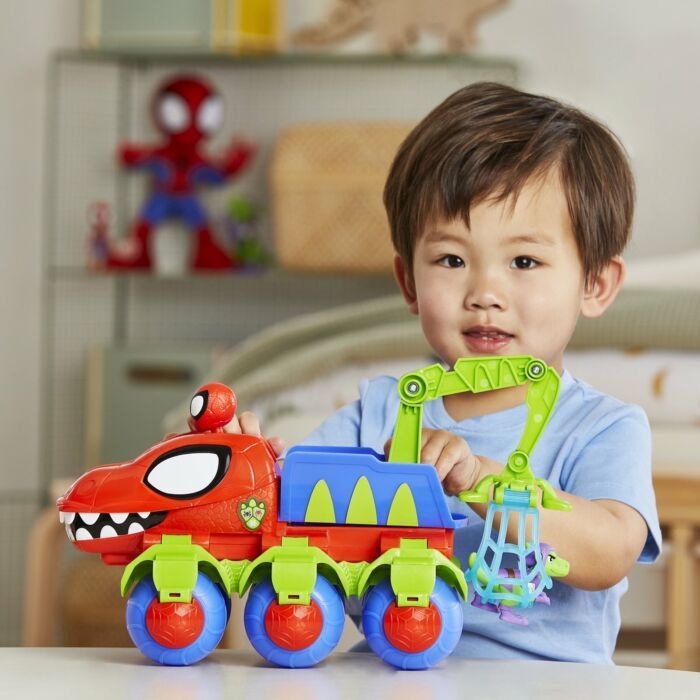 Spidey and Friends | Dino Webs Team-voertuig | Inclusief Spidey-figuur (5764805)