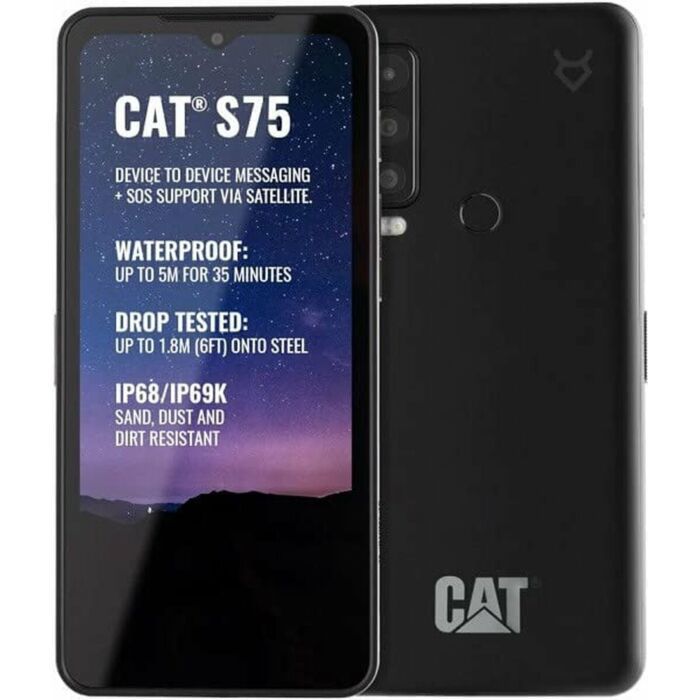 Cat | Smartphone | Zwart | Duurzaam ontwerp, waterdicht, stofdicht