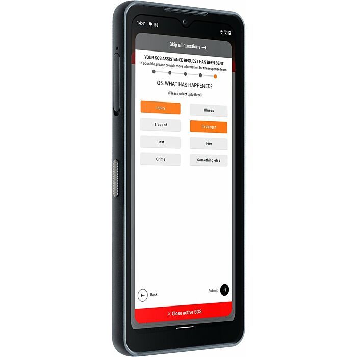 Cat | Smartphone | Zwart | Duurzaam ontwerp, waterdicht, stofdicht