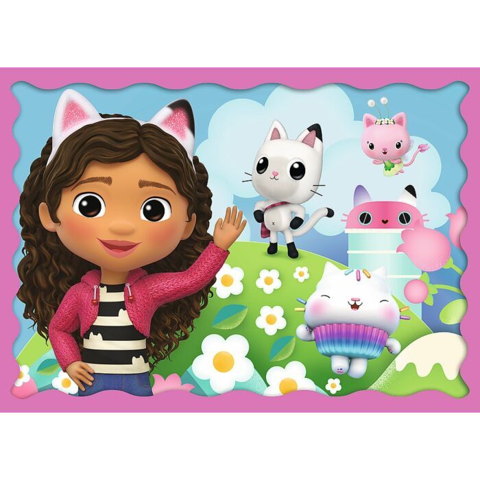 Gabby's Dollhouse | 4-in-1 puzzel