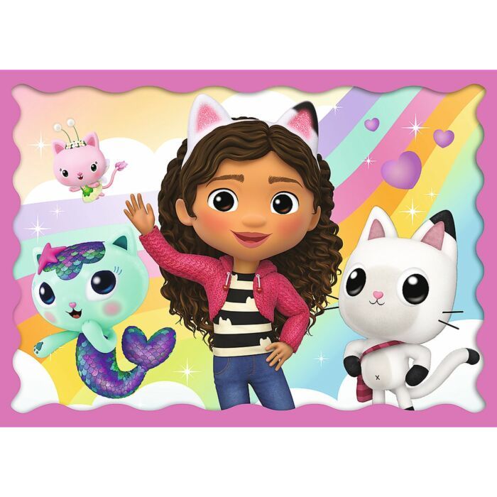 Gabby's Dollhouse | 4-in-1 puzzel