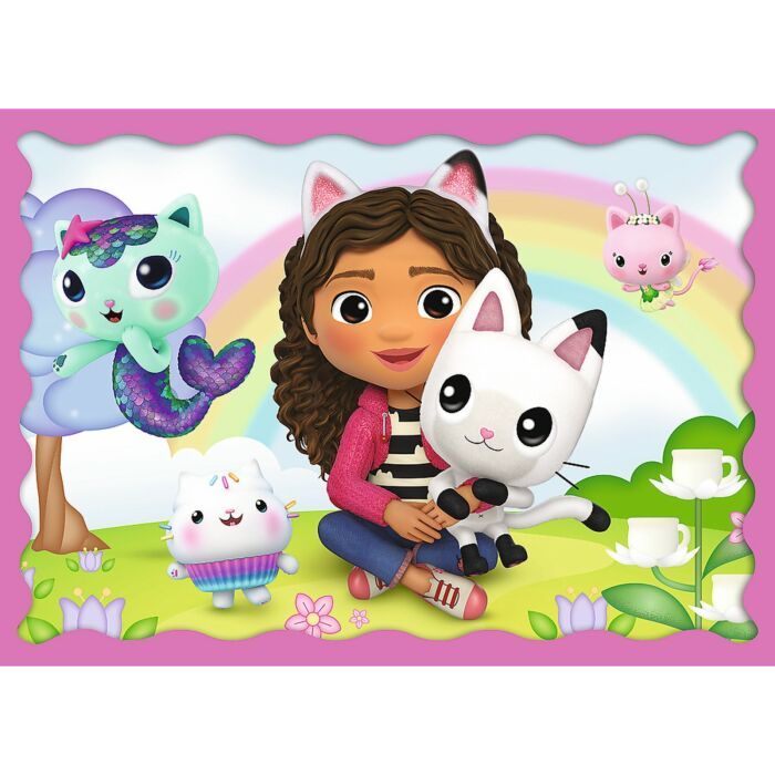 Gabby's Dollhouse | 4-in-1 puzzel