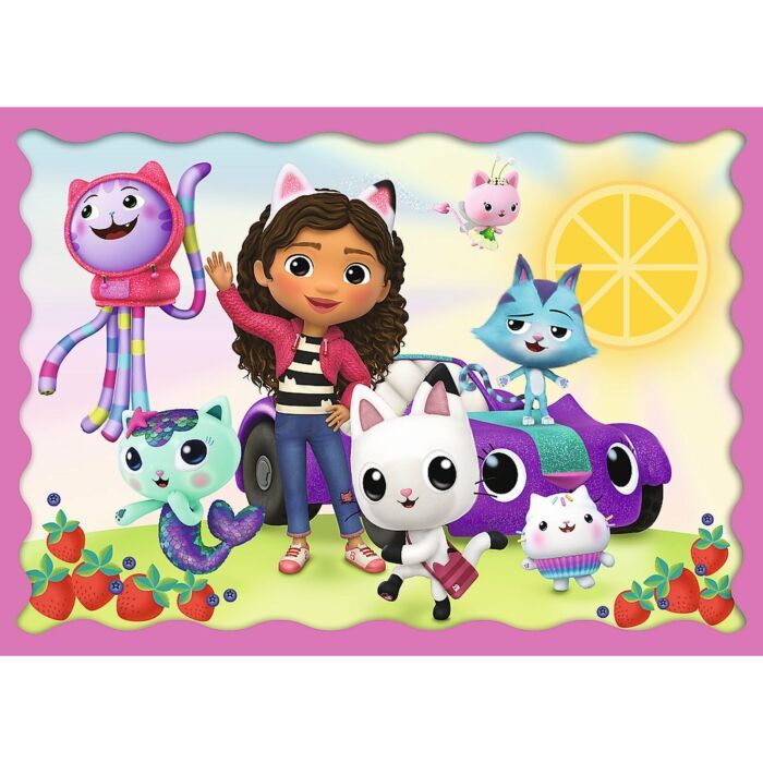 Gabby's Dollhouse | 4-in-1 puzzel