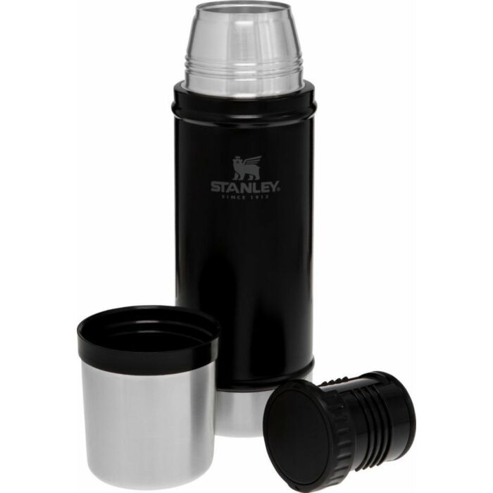 Stanley | Classic-fles XS | 0,47 L | Mat Zwart Kiezel